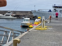 Mit dem gelben U-Boot haben wir eine Fahrt gemacht.